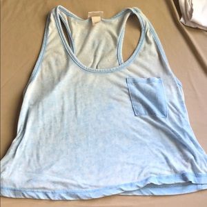 Baby blue tank top